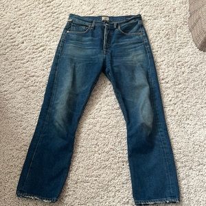 Citizens of Humanity Charlotte Crop high rise straight Sz 27